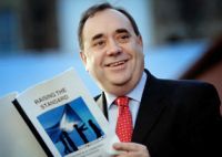 O primeiro ministro Alex Salmond