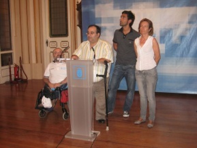 Durante a presentación