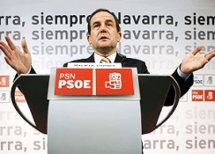 O líder dos socialistas navarros, Fernando Puras