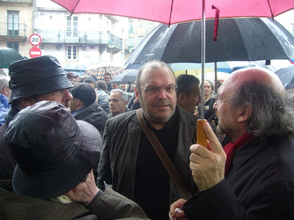 Manifestación polo dereito a vivirmos en galego